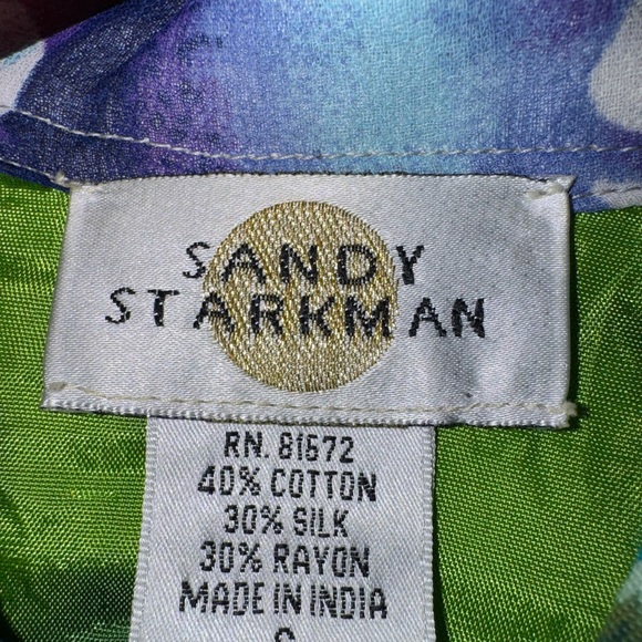 Sandy Starkman ECU Vintage Jacket ‘Social Butterfly’ Art Size Small - Picture 6 of 12